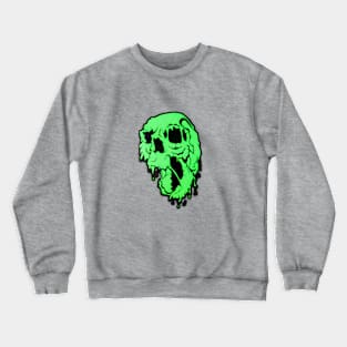 Green Melting Monster Crewneck Sweatshirt